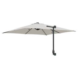 Berkfield Home Garden Parasol Sand 248, 5 x 247, 5 x 119 cm Fabric in Light Sand - thumbnail 6