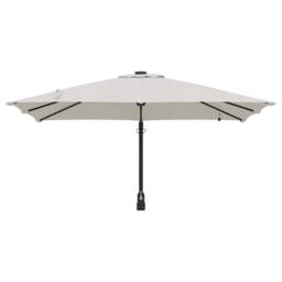Berkfield Home Garden Parasol Sand 248, 5 x 247, 5 x 119 cm Fabric in Light Sand - thumbnail 4