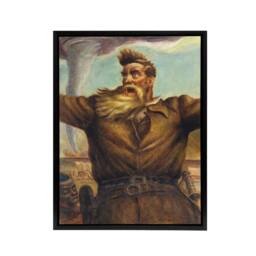 "Artery8 John S Curry Abolitionist John Brown Framed Canvas Wall Art Print - Size: W24"" x H32""" - thumbnail 1