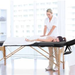 Hinsinc Black, 60cm Width 2 Section Wood- Massage Table Spa Bed in Black - Size: Cot - thumbnail 5