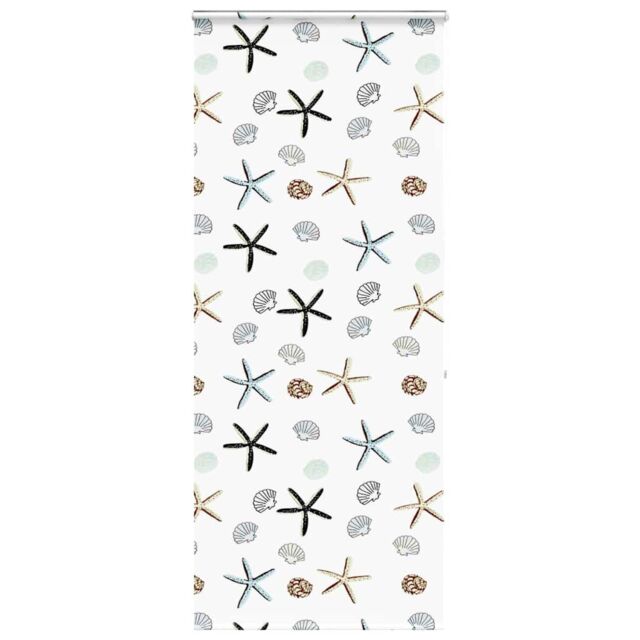 Berkfield Home Shower Roller Blind with Cassette 100x240 cm Fabric Width 96 cm in Black - image 1