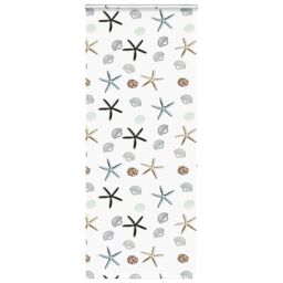 Berkfield Home Shower Roller Blind with Cassette 100x240 cm Fabric Width 96 cm in Black - thumbnail 1