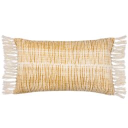 Yard Sono Ink Abstract Cushion in Yellow - Size: 40 cm x 60 cm - thumbnail 1
