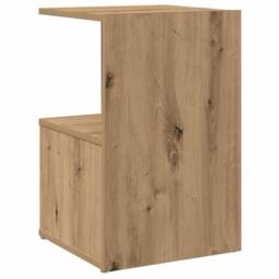 Berkfield Home Elegant Bedside Cabinet Artisan Oak 35x35x55 cm Engineered Wood in Brown - Size: 35 x 35 x 55 cm - thumbnail 6