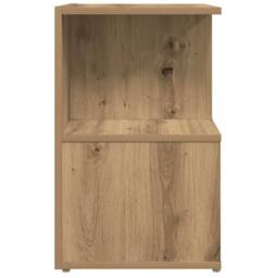 Berkfield Home Elegant Bedside Cabinet Artisan Oak 35x35x55 cm Engineered Wood in Brown - Size: 35 x 35 x 55 cm - thumbnail 4
