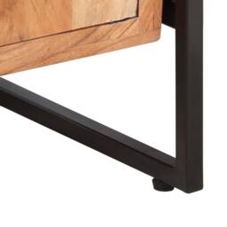 Berkfield Home Beautiful 4-Tier Bookcase 80x30x180 cm Solid Acacia Wood in Brown - Size: 80 x 30 x 180 cm - thumbnail 8