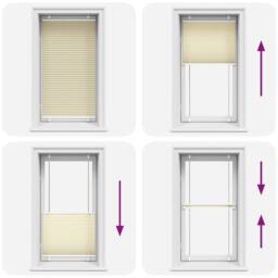 Berkfield Home Pleated Blind Cream 75x150 cm Fabric Width 74.4 cm Polyester - thumbnail 5