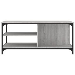Berkfield Home Coffee Table Grey Sonoma 100x50x45 cm Engineered Wood - Size: 100 x 50 x 45 cm - thumbnail 4