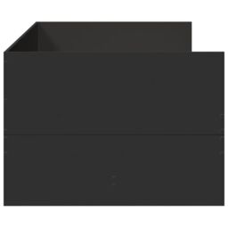 Berkfield Home Daybed with Drawers without Mattress Black 75x190 cm Small Single - thumbnail 5