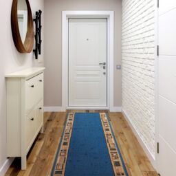RugsX Anti-Slip Jena Runner in Blue - Size: 80 cm x 120 cm - thumbnail 4