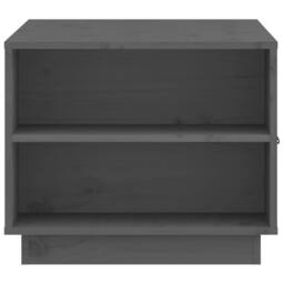 Berkfield Home Coffee Table Grey 100x50x41 cm Solid Wood Pine - Size: 100 x 50 x 41 cm - thumbnail 8