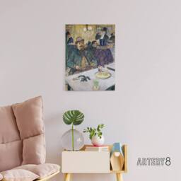 "Artery8 Monsieur Boileau at the Cafe Canvas Wall Art Print Lautrec - Size: W18"" x H24""" - thumbnail 3