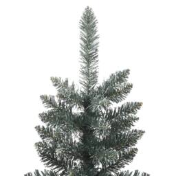 Berkfield Home Beautiful Artificial Slim Christmas Tree with Stand Green 240 cm PVC - thumbnail 1