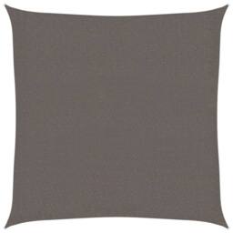 Berkfield Home Sunshade Sail HDPE Square 2x2 m Anthracite in Charcoal - thumbnail 3