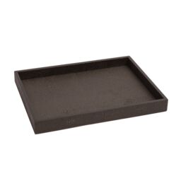 Posh Trading Company Chelsea Medium Tray - Faux Shagreen Chocolate in Brown - thumbnail 3