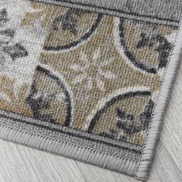 runrug Hallway Runner Rug - Non-Slip, Hardwearing, 5.4mm - 'Murcia' in Grey - Size: 66 cm x 420 cm - thumbnail 2