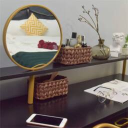 Nordara Brown Wicker Storage Bathroom Organizer - thumbnail 3