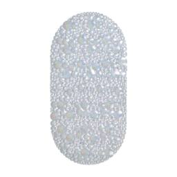 Showerdrape Hyrdro Anti Slip Glitter PVC Bath Mat 68cm x 38cm in Clear - Size: 68 cm x 38 cm - thumbnail 1