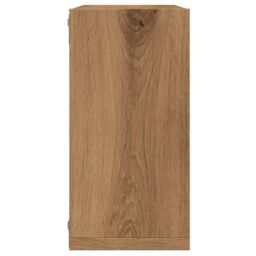 Berkfield Home Wall Cube Shelves 2 pcs Artisan Oak 30x15x30 cm Engineered Wood in Brown - Size: 30 x 15 x 30 cm - thumbnail 6