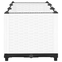 Berkfield Home Raised Bed 120x40x38 cm Polypropylene in White - Size: 120 x 40 x 38 cm - thumbnail 5