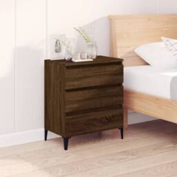Berkfield Home Sideboard Brown Oak 60x35x70 cm Engineered Wood - Size: 60 x 35 x 70 cm - thumbnail 2