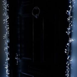 Samuel Alexander 5.5m 880 LED Indoor Outdoor Christmas Door Lights in Cool White - thumbnail 4