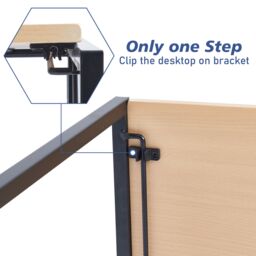 MCC Direct Miami FlexiDesk: The Ultimate No-Assembly Folding Solution - 80 in Natural - thumbnail 4