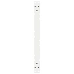 Berkfield Home Coffee Table Legs 2 pcs White 70x(30-31.3) cm Steel - thumbnail 7