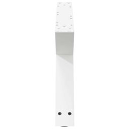 Berkfield Home Coffee Table Legs 2 pcs White 70x(30-31.3) cm Steel - thumbnail 6