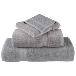 Berkfield Home 6 Piece Premium Towel Set SOLUND Grey 600 gsm - thumbnail 4