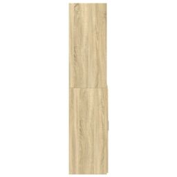 Berkfield Home Highboard Sonoma Oak 70x42.5x185 cm Engineered Wood in Brown - thumbnail 5