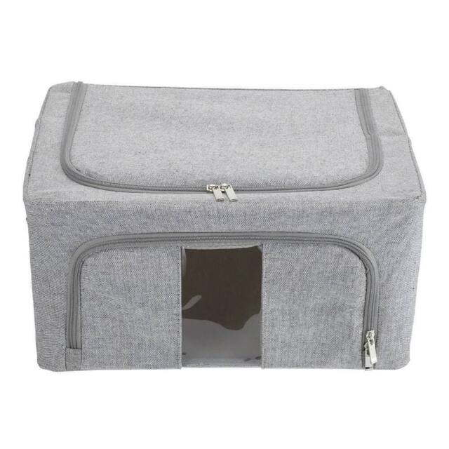 Kelvenix 1pcs 100L Folding Organizer Clothes Box F in Grey - image 1
