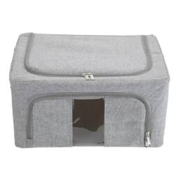 Kelvenix 1pcs 100L Folding Organizer Clothes Box F in Grey