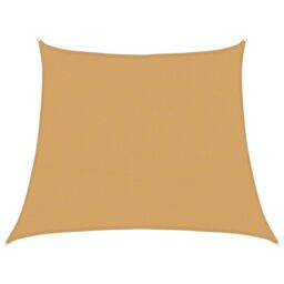 Berkfield Home Sunshade Sail 160 g/m¬≤ Trapezium Light Grey 3/4x3 m HDPE in Brown - thumbnail 2