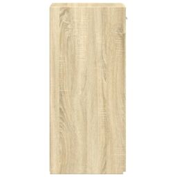 Berkfield Home Sideboard Sonoma Oak 30x42.5x93 cm Engineered Wood in Brown - thumbnail 5
