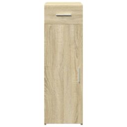 Berkfield Home Sideboard Sonoma Oak 30x42.5x93 cm Engineered Wood in Brown - thumbnail 4
