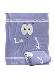 South Park Towelie Surprised Silky Touch Super Soft Throw Blanket 152 X 127 cm in White - thumbnail 2