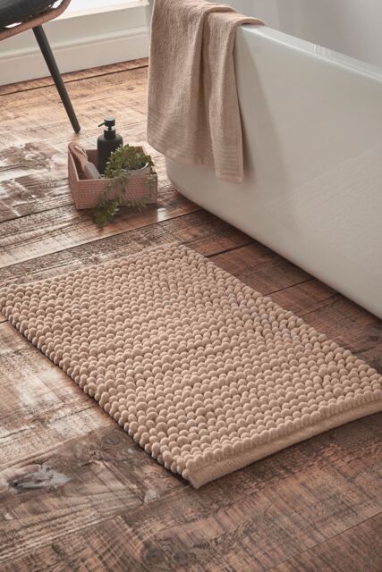 Bianca 'Aspen Bobble' Bath Mat in Natural - image 1
