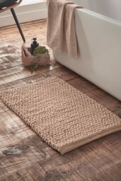 Bianca 'Aspen Bobble' Bath Mat in Natural - thumbnail 1