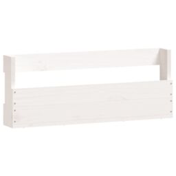 Berkfield Home Wall-mounted Shoe Racks 2 pcs White 59x9x23 cm Solid Wood Pine - Size: 59 x 9 x 23 cm - thumbnail 5