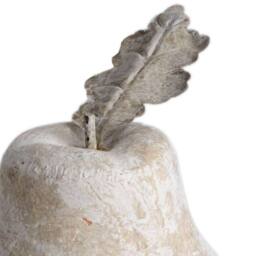Hill Interiors Distressed Stone Pear in White - Size: Small - thumbnail 2