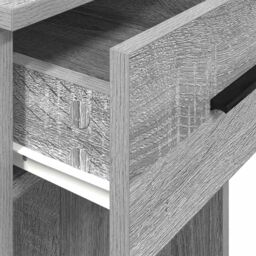Berkfield Home Computer Tower Stand with Drawer Grey Sonoma 35x45x77 cm - Size: 35 x 45 x 77 cm - thumbnail 8