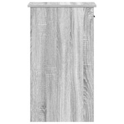 Berkfield Home Computer Tower Stand with Drawer Grey Sonoma 35x45x77 cm - Size: 35 x 45 x 77 cm - thumbnail 6
