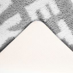 OHS Bath Mat Non Slip Soft Get Naked Shower Textured Shaggy Absorbent Bathroom Rug in Grey - thumbnail 6