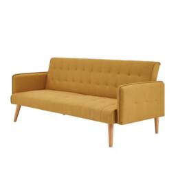 Bravich LTD Mario Sofa Bed Double Click Clack 3 Seater in Yellow - thumbnail 4
