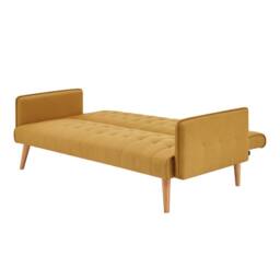 Bravich LTD Mario Sofa Bed Double Click Clack 3 Seater in Yellow - thumbnail 5