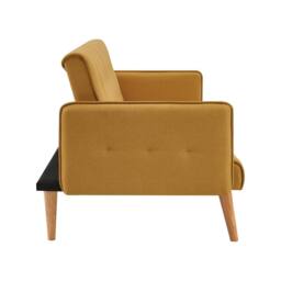 Bravich LTD Mario Sofa Bed Double Click Clack 3 Seater in Yellow - thumbnail 6