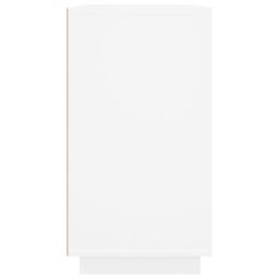 Berkfield Home Sideboard White 80x34x75 cm Engineered Wood - Size: 80 x 34 x 75 cm - thumbnail 6
