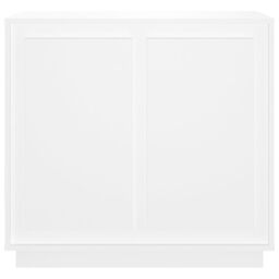 Berkfield Home Sideboard White 80x34x75 cm Engineered Wood - Size: 80 x 34 x 75 cm - thumbnail 5