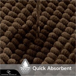 GAVENO CAVAILIA Loop Bath Mat in Brown - thumbnail 3